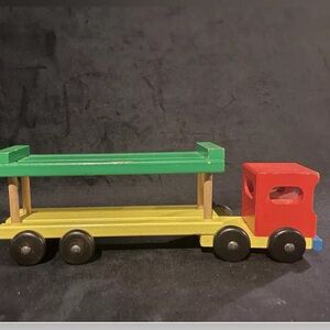 Vintage Wooden Semi Truck